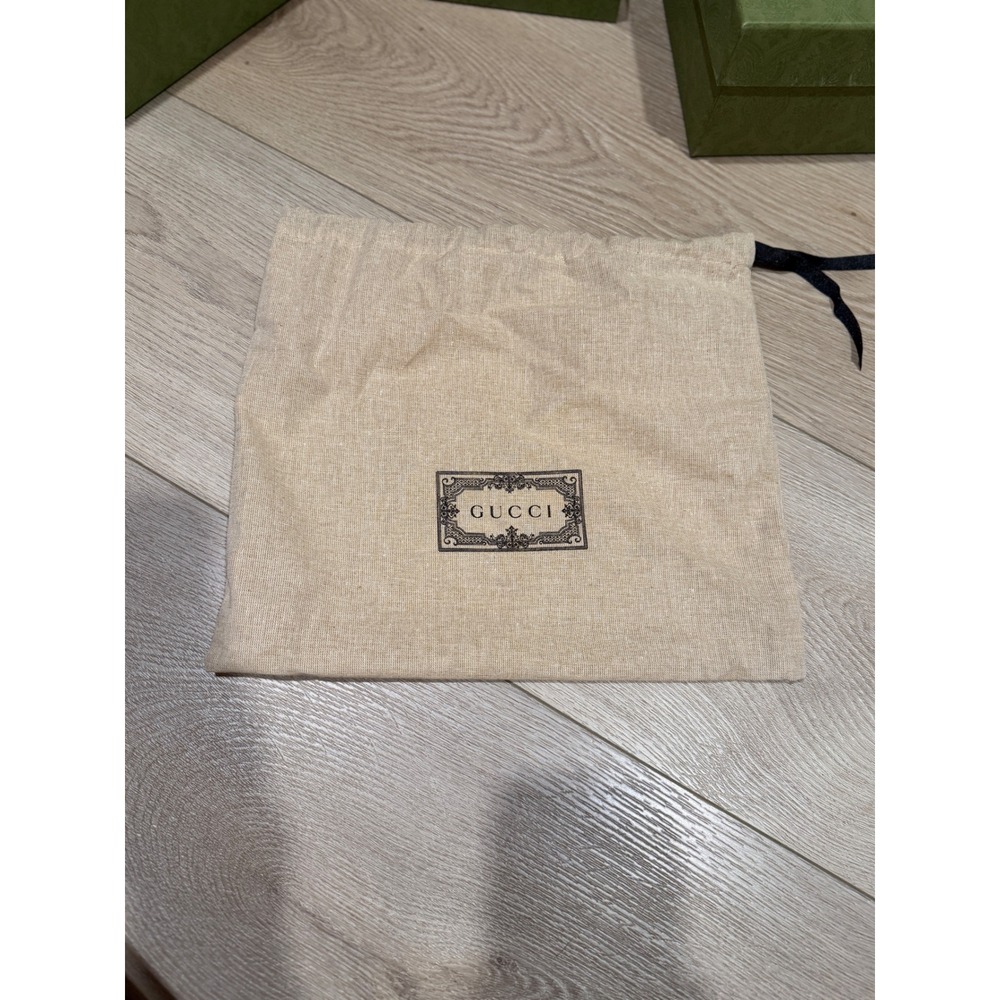 Gucci Authentic Linen Drawstring Dust Bag Small Medium Handbag Storage Accessory